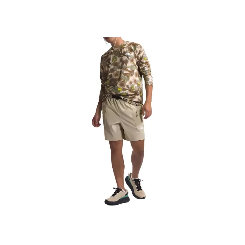 THE NORTH FACE Class V Pathfinder Belted Shorts Casual Shorts Men's Gravel Stone Color-1