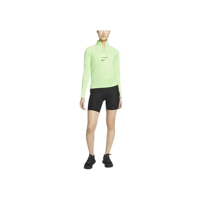 Nike T Shirts Women's Green-2