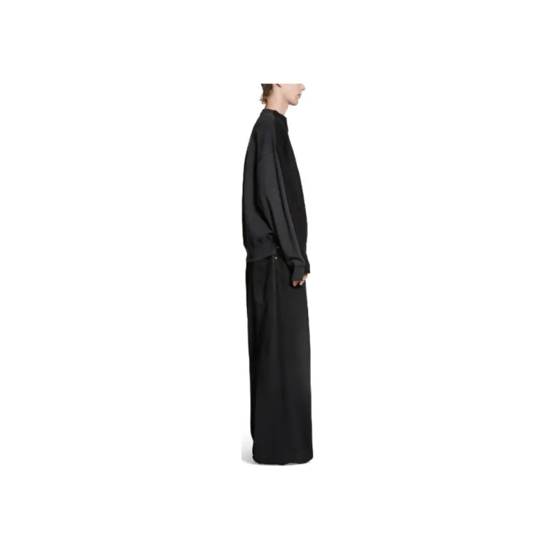 Balenciaga FW23 Knitwear Loose Fit Style Men's Black-4