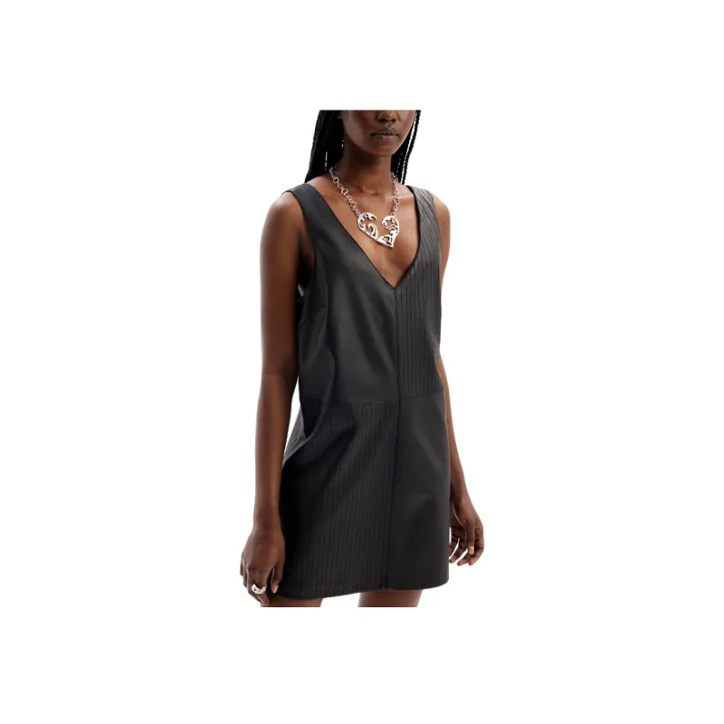Desigual Sleeveless Dress Women's Black-3