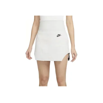 Nike SS24 Sportswear Tech Fleece Casual Short Skirts Women's Light Gray