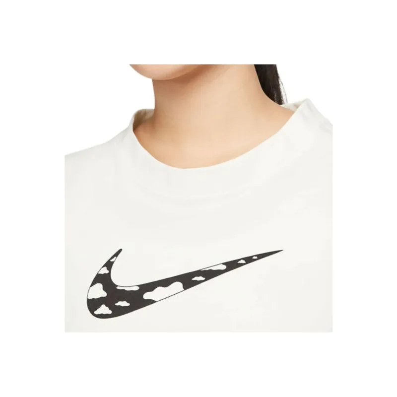 Nike Set in Sleeve T Shirt Women's Sail White-4