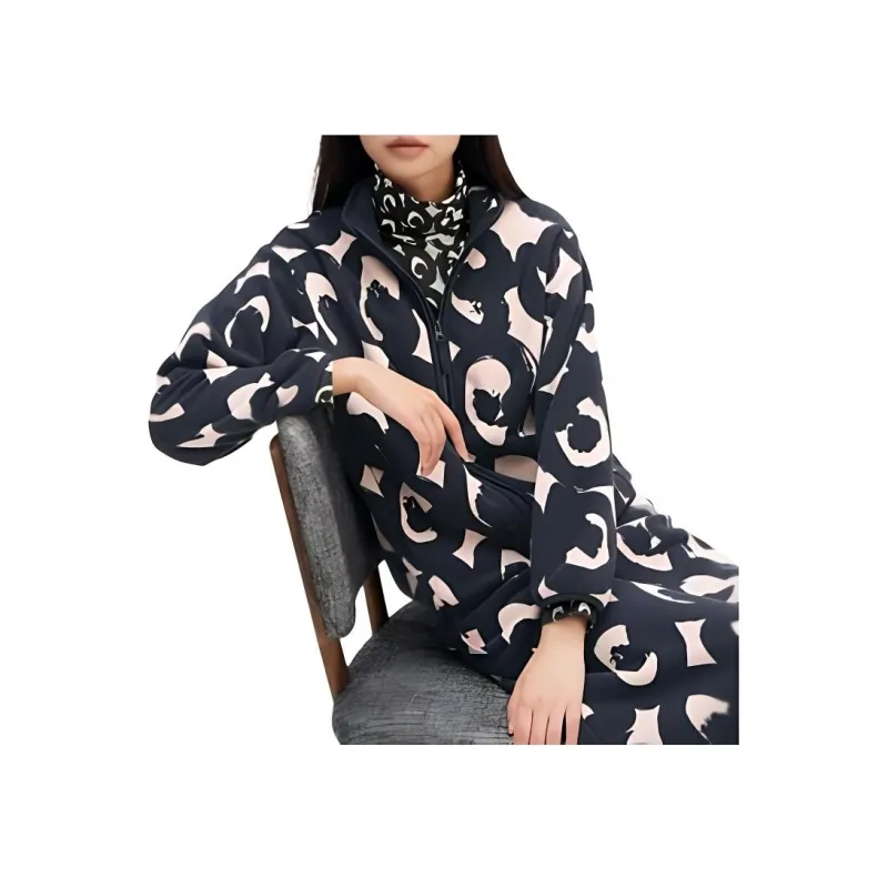 Marimekko X UNIQLO Marimekko Co-brand Velvet Jackets Women's 09 Black-1
