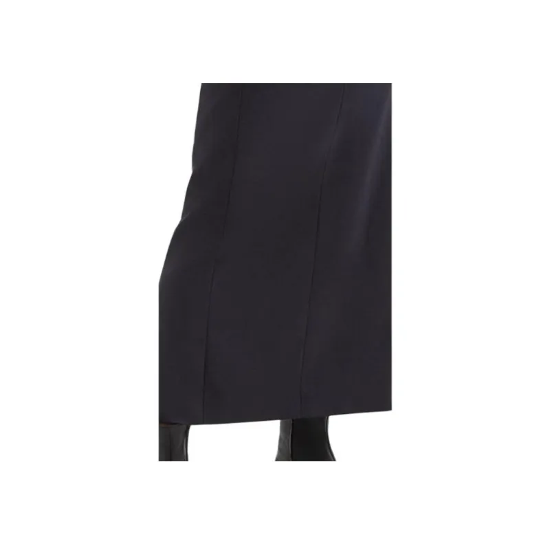 THEORY Stretch Flannel Maxi Skirt-4