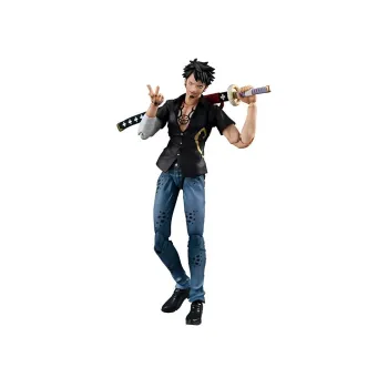 MegaHouse Trafalgar D. Water Law Variable Action Heroes Vah One Piece Ver.2 Action Figures