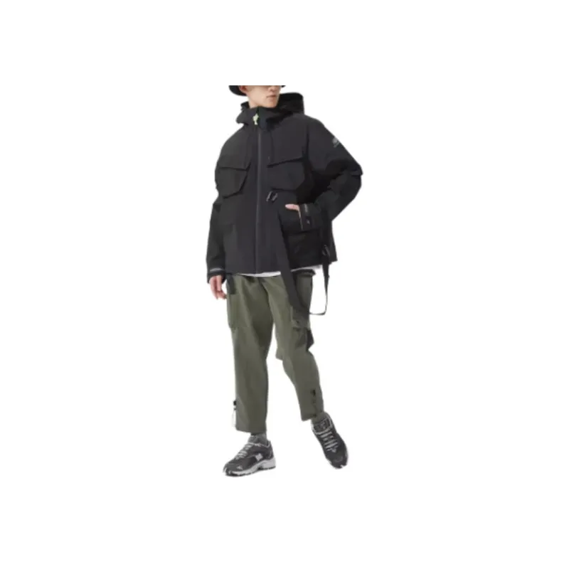 New Balance Combination Jacket Puffer Jacket Men's Black-4