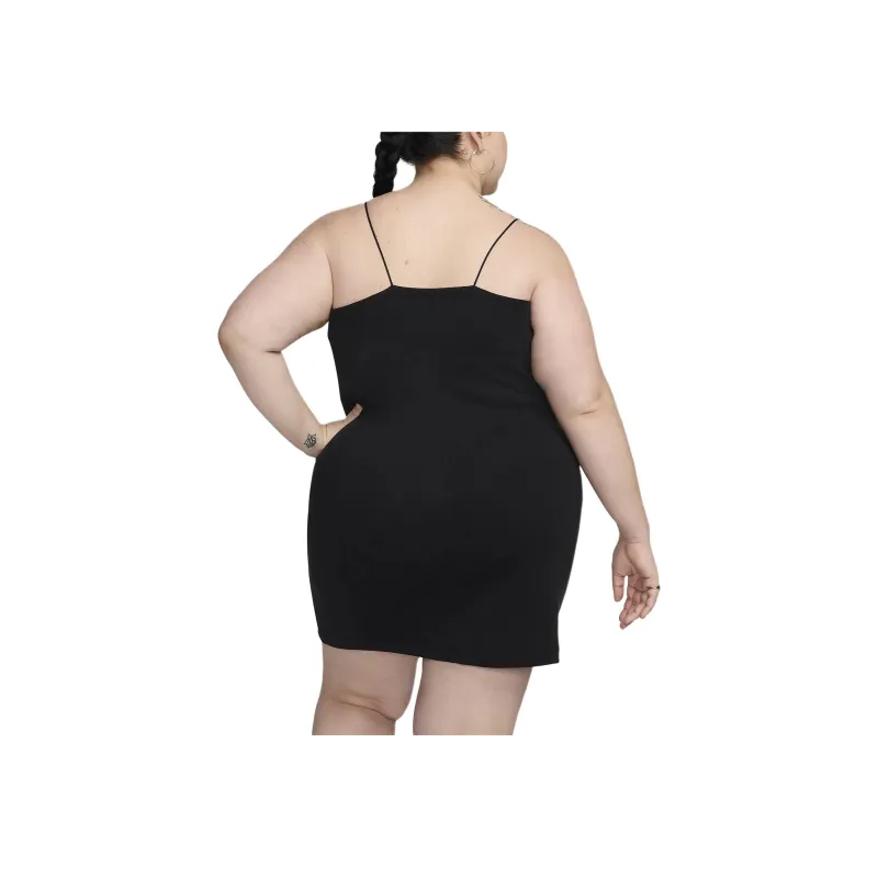 Nike Sportswear Chill Knit Women's Tight Mini Rib Cami Dress Plus Size-0