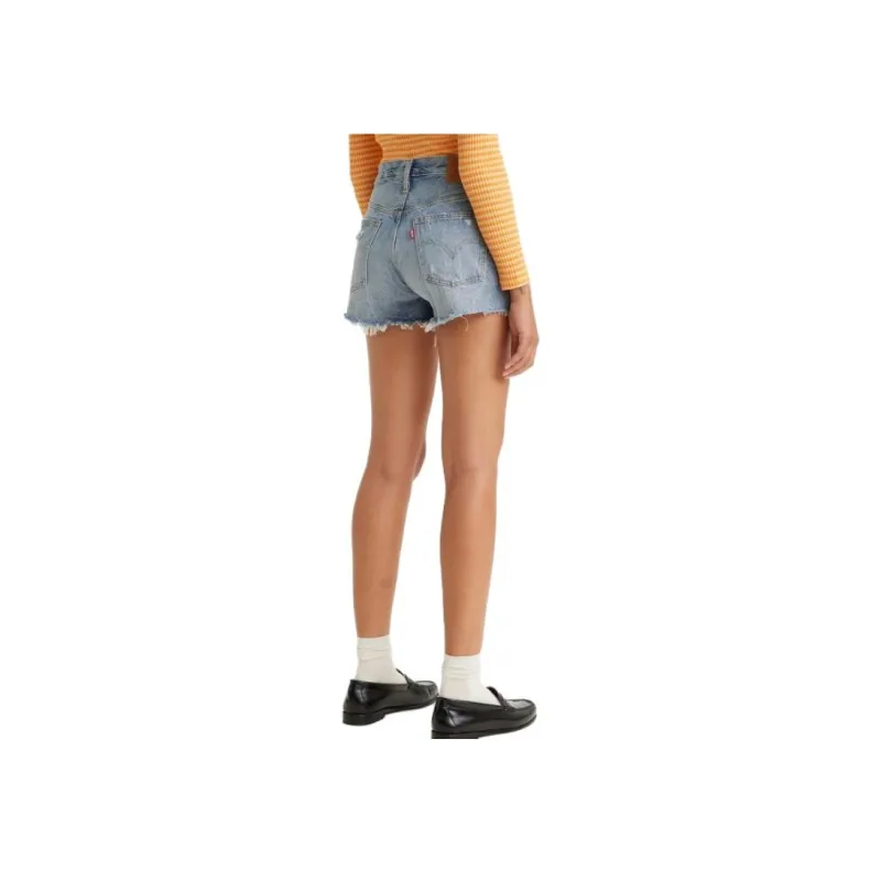 Levis Denim Shorts Women's Blue-3