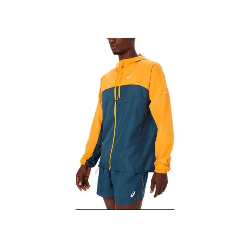 Asics Fujitrail Packable Jacket Jackets Coats Men's Buddy Yellow-2