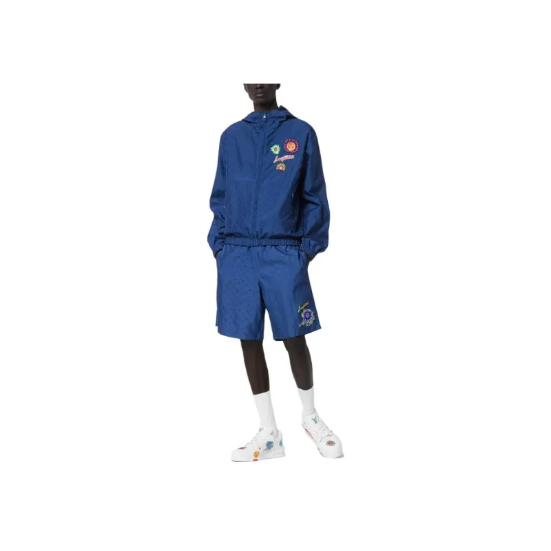 LOUIS VUITTON x Yayoi Kusama Louis Vuitton X Yayoi Kusama SS23 Beach Shorts Men's Blue-1