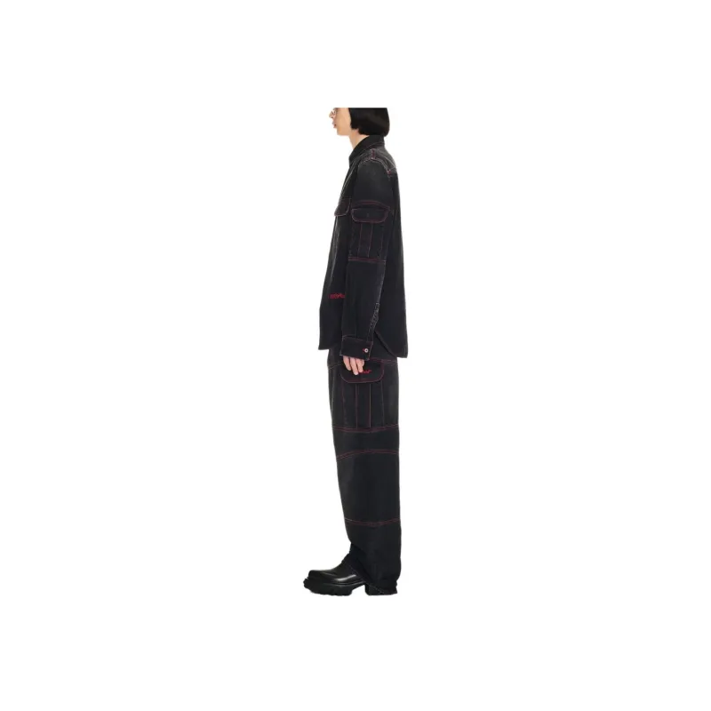 OFF WHITE Script Samurai Shirt-3