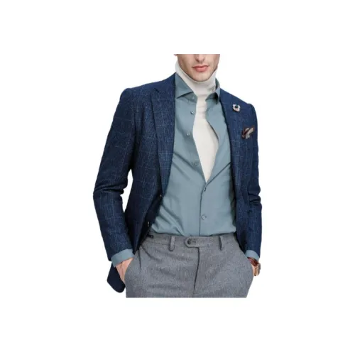 JODOLL 블루 남성 비즈니스 정장