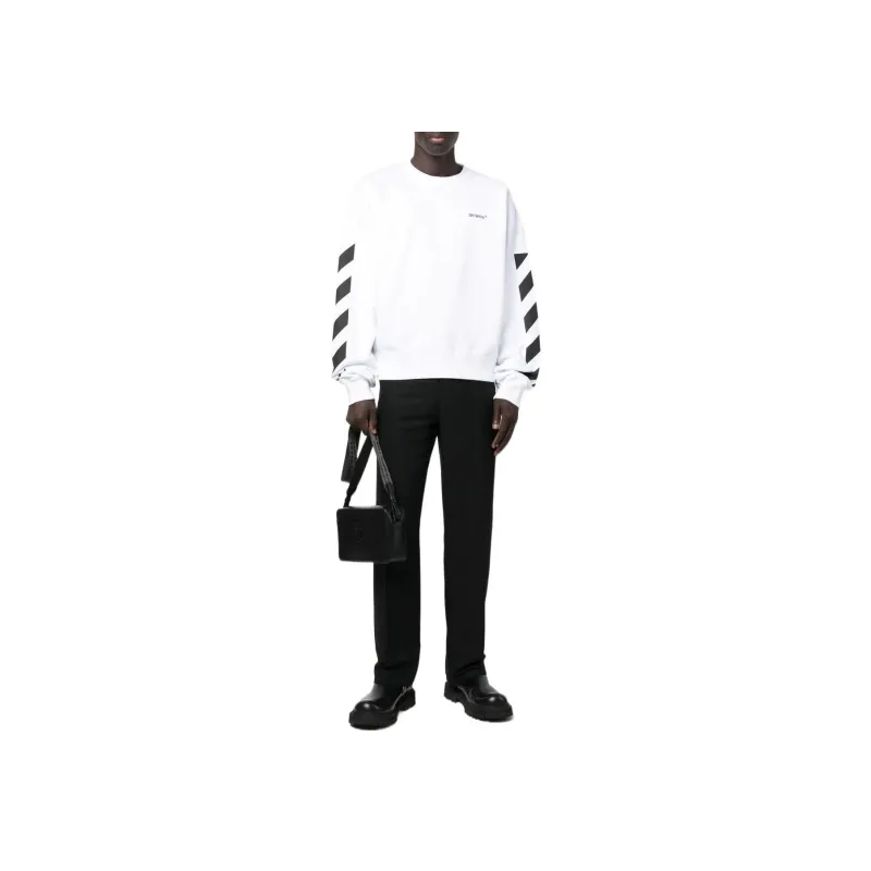 OFF WHITE Sweatshirts Men White-1