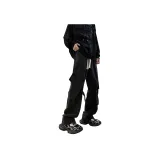 Black Gray Drawstring