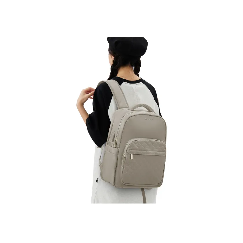 JEANSWEST Fabric Laptop Backpack Regular Unisex Multicolor-21
