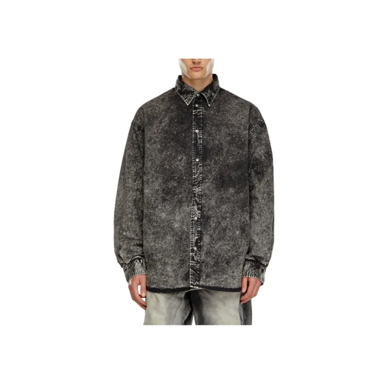 DIESEL Double Layered Oversized Shirt-1