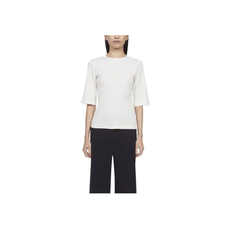 RODEBJER Fine ribbed Organic Cotton T shirt-3