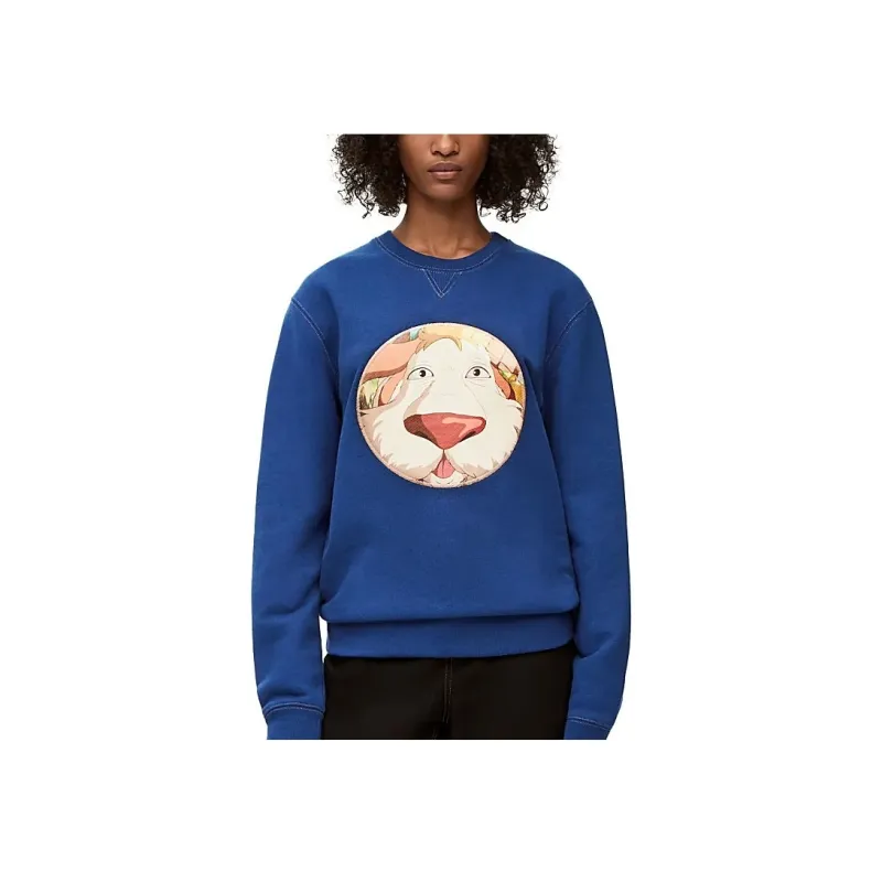 LOEWE Pre Owned X Studio Ghibli 2010s Howl's Moving Castle Sweatshirt-4
