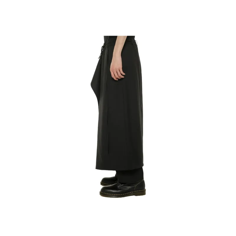 Yohji Yamamoto Casual Pants Unisex Black-3