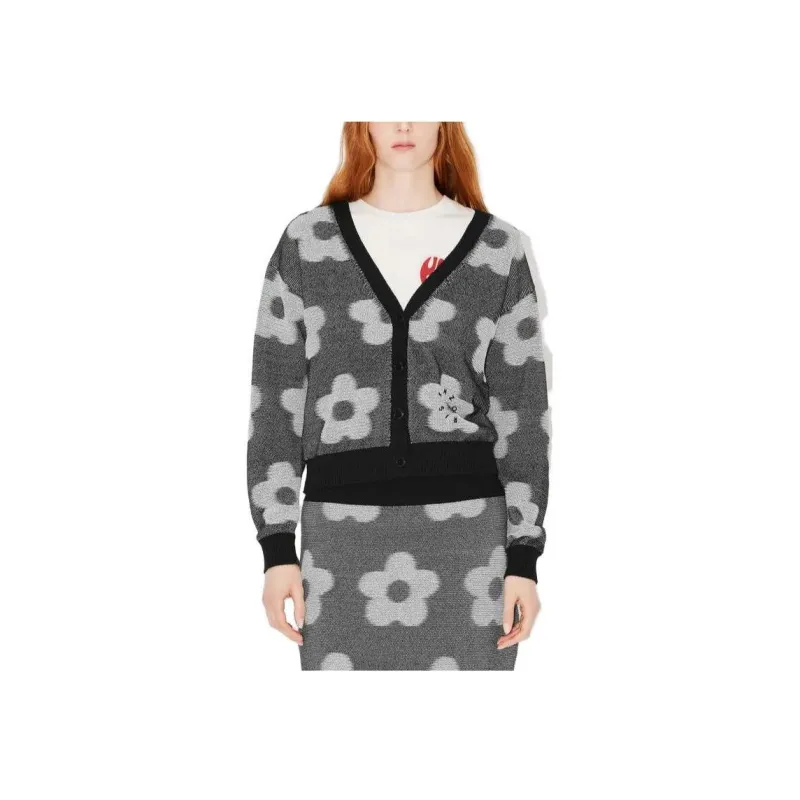 KENZO Boke Flower motif Cotton Cardigan-2