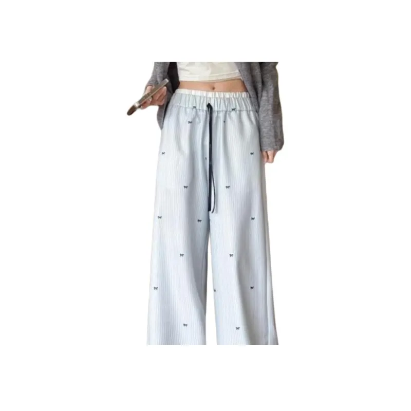 PLAY BUSH Casual Pants Women's Blue-2