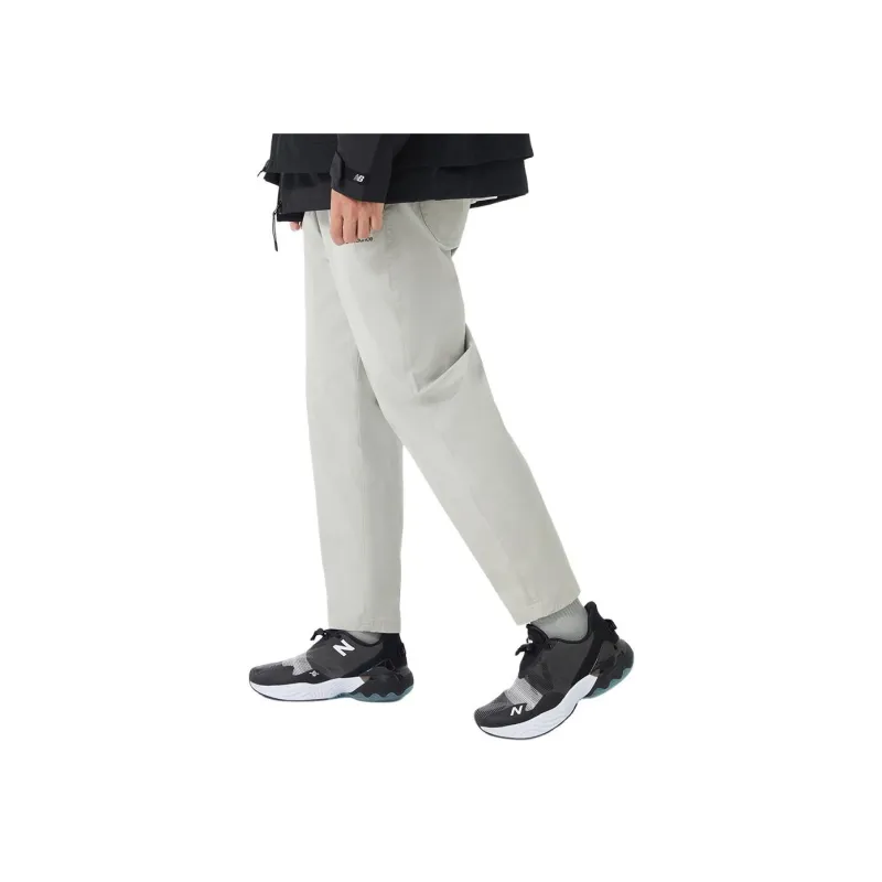 New Balance Knitted Sweatpants Men Light Gray-3