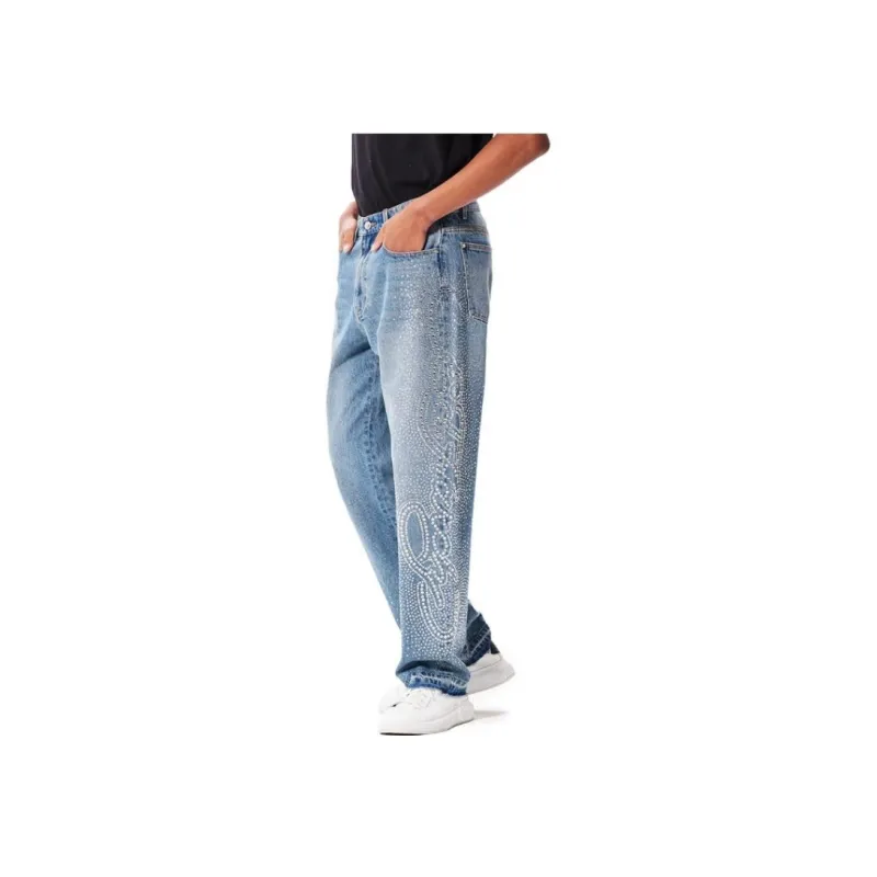 Ed Hardy FW24 Jeans Men's Indigo-4