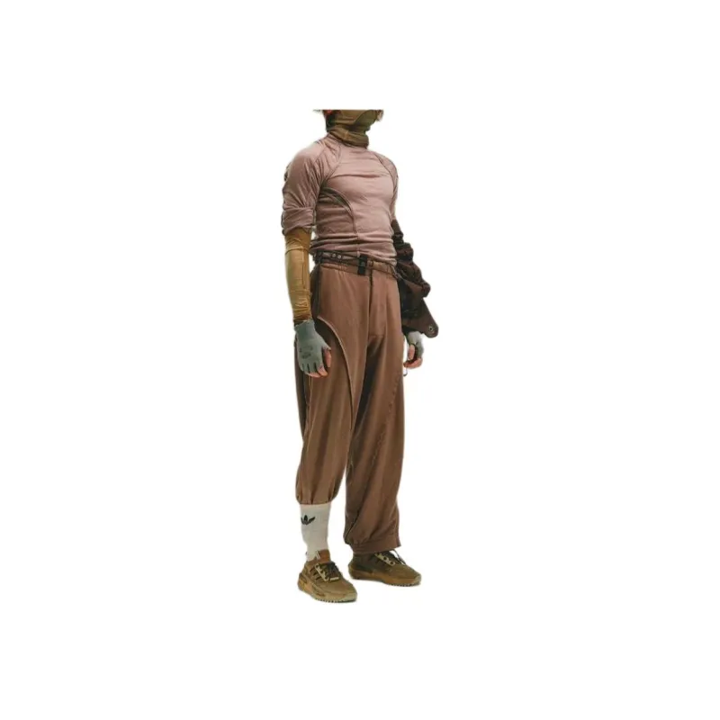 Adidas Originals x HAMCUS Knitted Sweatpants Unisex Brown-2