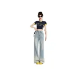 Light Vintage Blue Ankle-Length