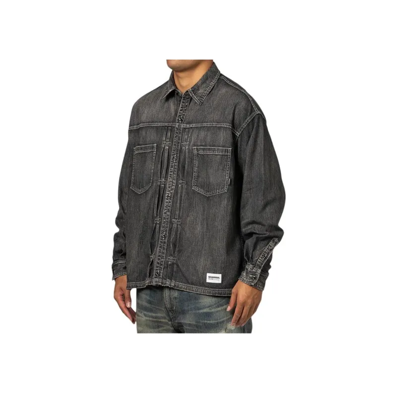 NEIGHBORHOOD Washed Denim Shirt-3