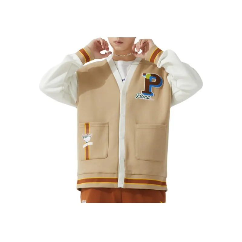PUMA Jackets Unisex Khaki-4
