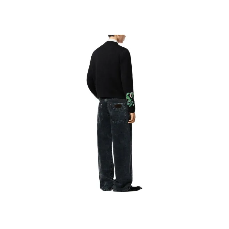 LOUIS VUITTON FW24 Sweater Men's Black-2