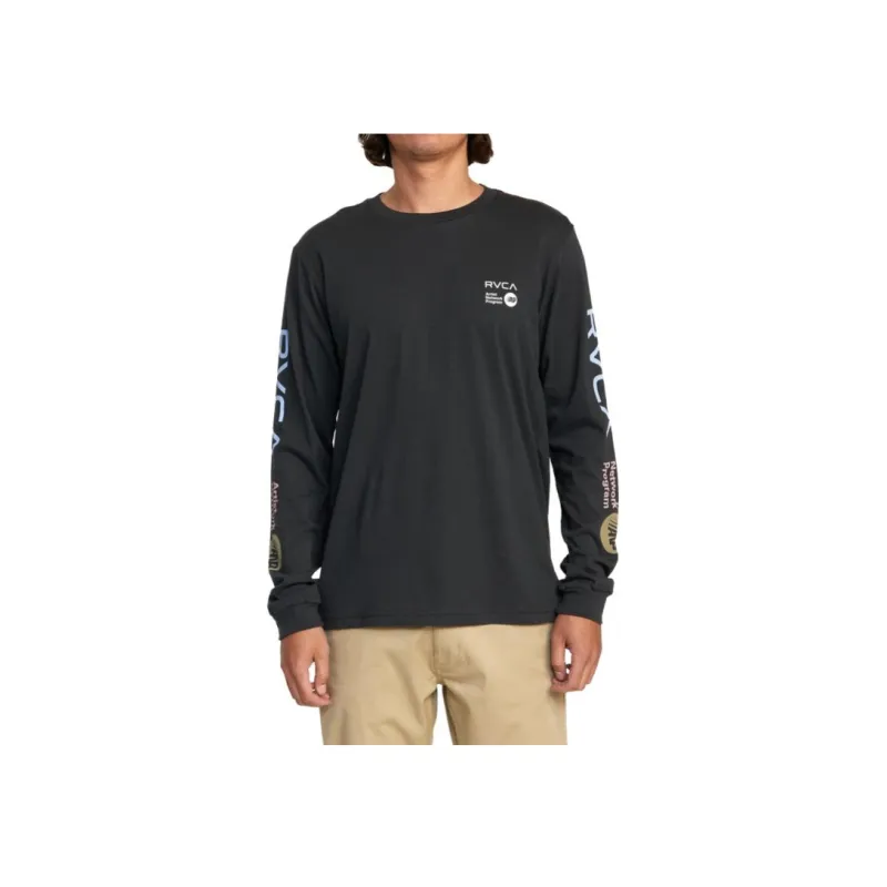 RVCA T-Shirts Men Black-2