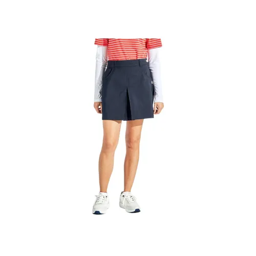 MUNSINGWEAR 마린 블루 여성 캐주얼 숏 스커트