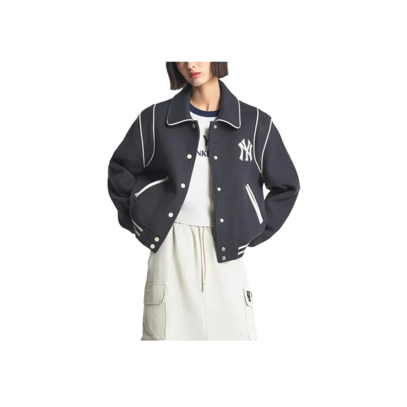 MLB New York Yankees Jacket Women's Carbon Gray-2