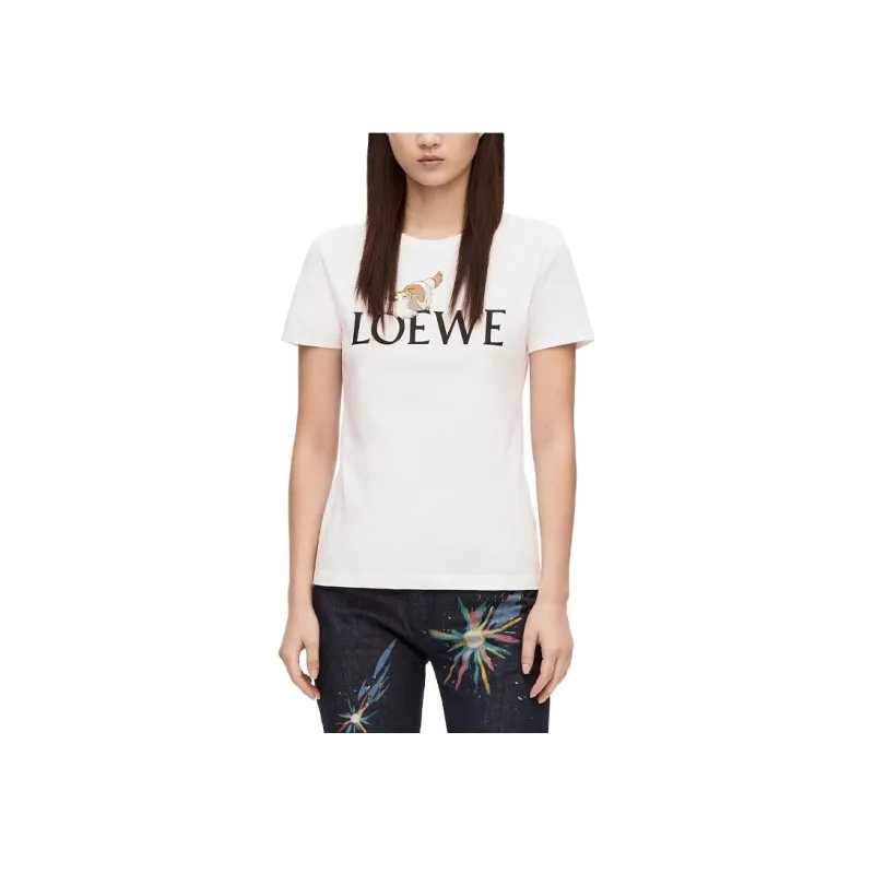 LOEWE T Shirts Women's White-2
