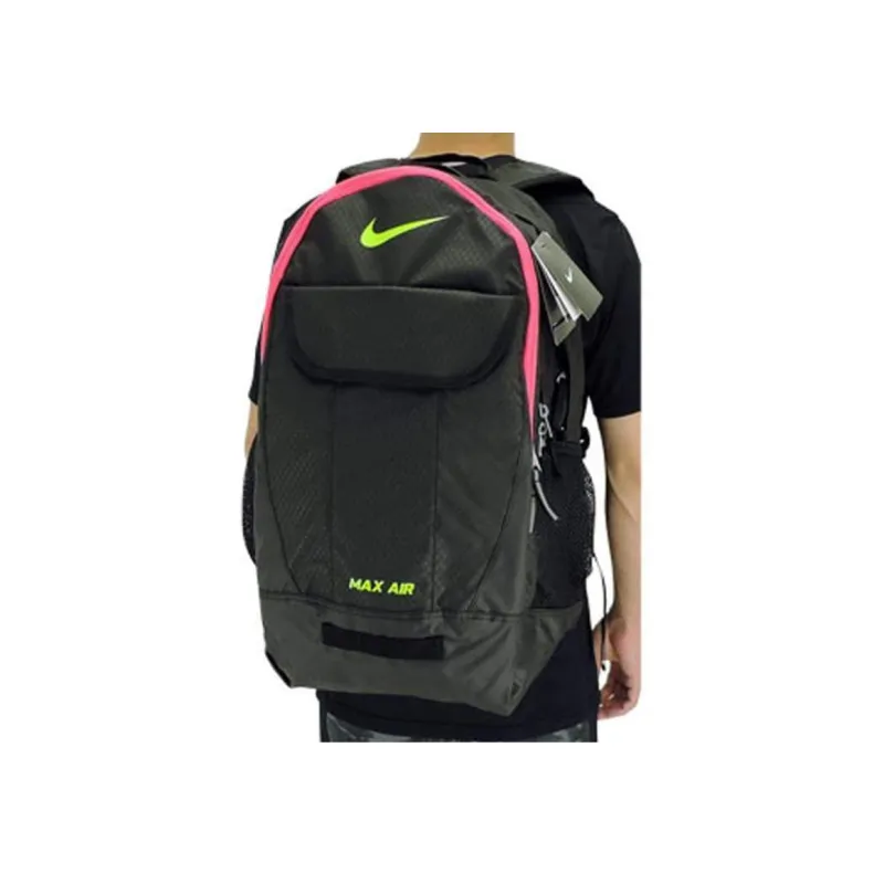 Nike Polyester Backpack Large Size Unisex Pure Black-4