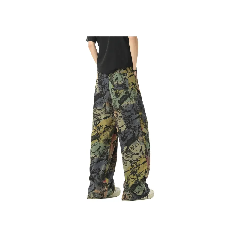 RICE NINE TEN Casual Pants Unisex-4