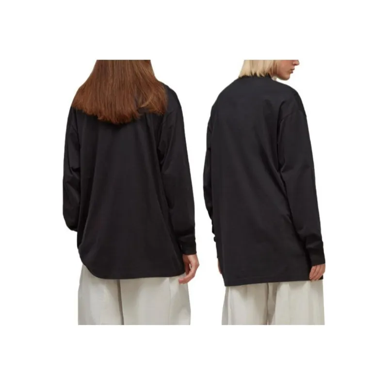 Y 3 Logo Printed Mock Neck T Shirt-5