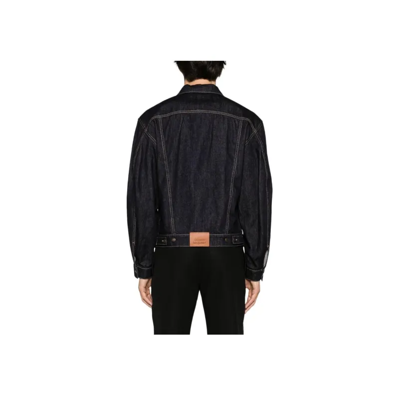 Alexander McQueen Button Up Denim Jacket-2