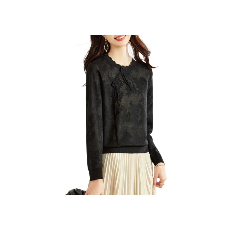 Korean style Sweaters Women's-5