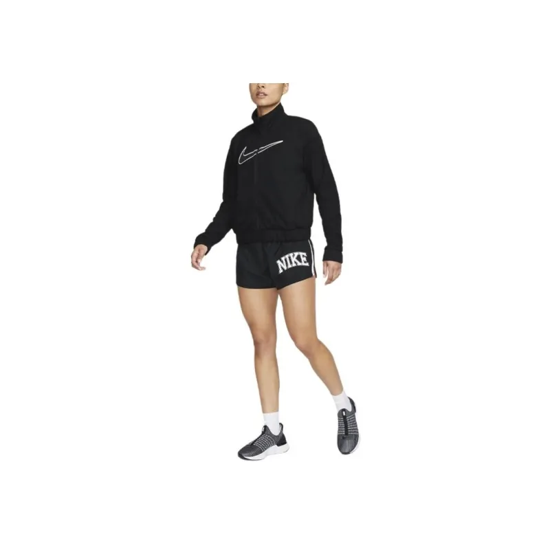 Nike Dri FIT Swoosh Run 10k 'Black/White' Running Shorts-2
