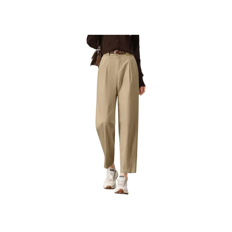 XINFEIYU Casual Pants Women's Khaki-0