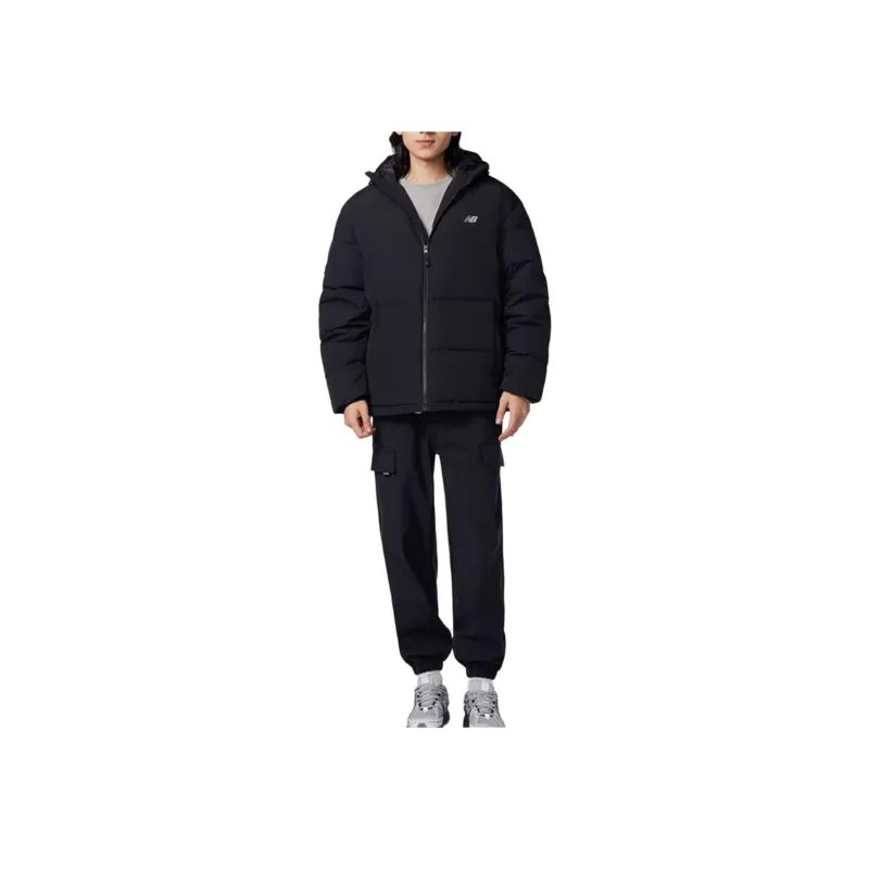 New Balance NB Logo Winter Down Jacket Black-3