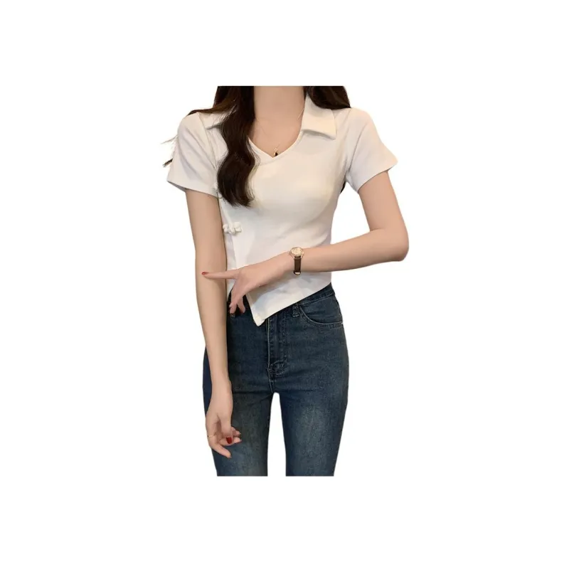 Mu Xiao Xin Set in Sleeve T Shirt Women's-1