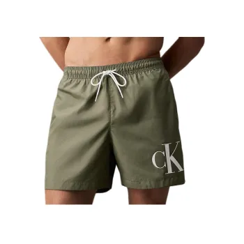 CALVIN KLEIN Swimming Shorts Europe Version Men's Dark Olive
