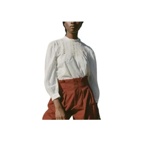 DOEN 소금 화이트 여성 셔츠