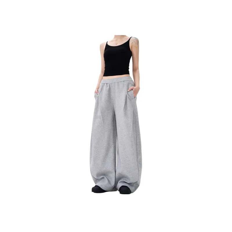 Weles Casual Pants Unisex Gray-0