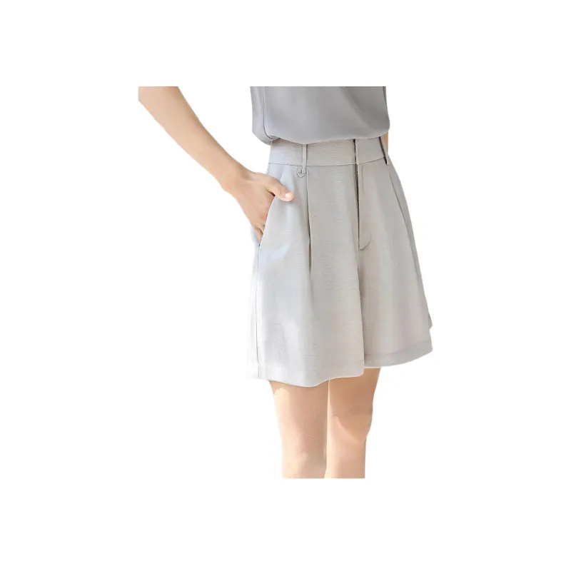 IHIMI Casual Shorts Women's Moon Gray-0