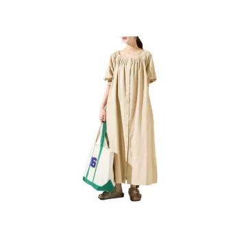 FREAK'S STORE Short Sleeved Dress Women's Natural